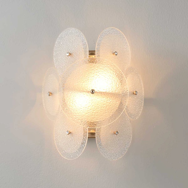 Бра Crystal Lux DANDELION AP2 GOLD Фото № 11
