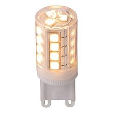 Лампа светодиодная диммируемая Lucide G9 3,5W 2700K прозрачная 49026/03/31 3
