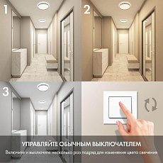 Потолочный светодиодный светильник Denkirs Plato DK6510-WH 1