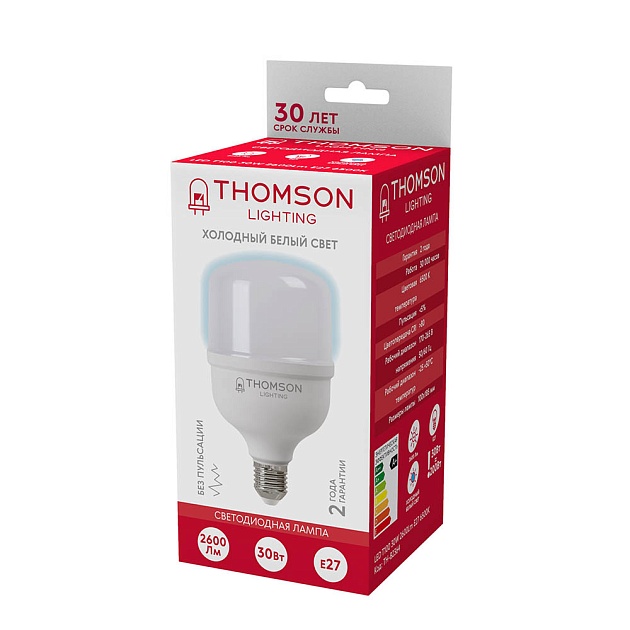 Лампа светодиодная Thomson E27 30W 6500K TH-B2364 фото 4