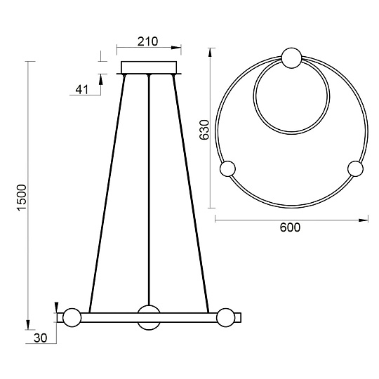 Подвесной светильник Vele Luce Atomo VL7252P12 изображение 5 Подвесной светильник Vele Luce Atomo VL7252P12 Фото № 5