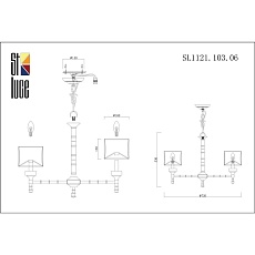 Подвесная люстра ST Luce Oleo SL1121.103.06 1