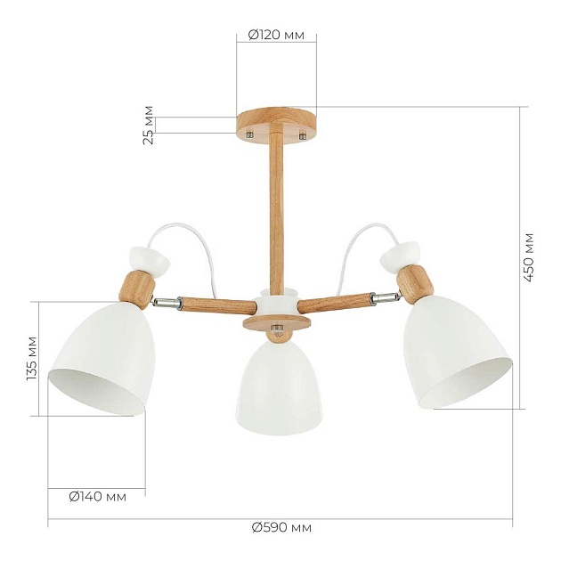 Потолочная люстра Evoluce Balcamo SLE103802-03 изображение 4 Потолочная люстра Evoluce Balcamo SLE103802-03 Фото № 4