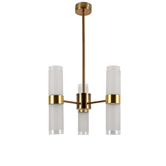 Подвесная люстра ЭкономСвет 10258/6COP WT Фото № 1