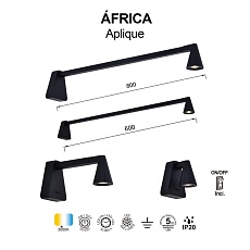 Настенный светильник Mantra Africa 9414 1