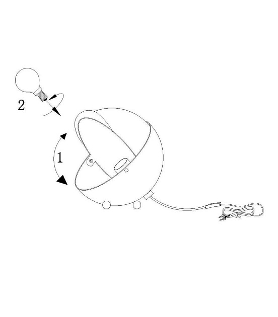 Настольная лампа Lucide Blub 06512/01/30 Фото № 3