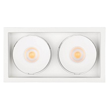 Встраиваемый светодиодный светильник Arlight CL-Simple-S148x80-2x9W Warm3000 026876 1