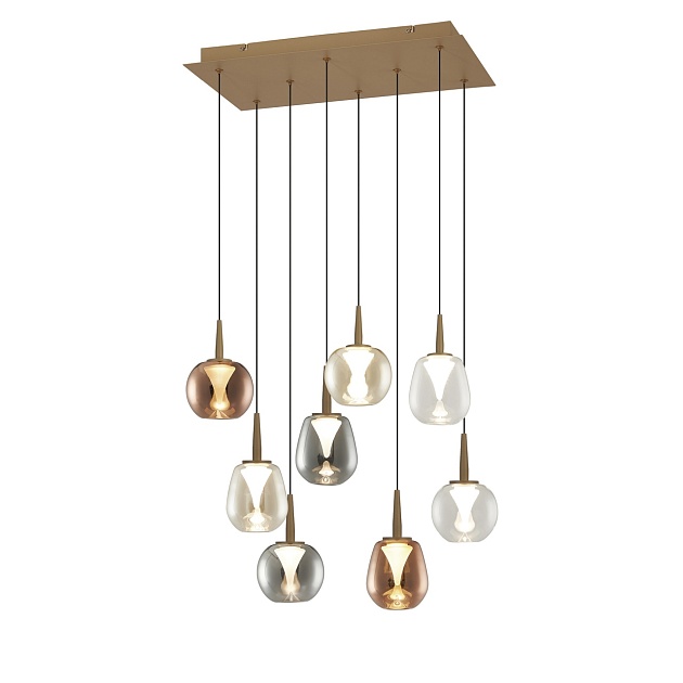 Подвесная светодиодная люстра Mantra Andromeda 8934+8PL Фото № 1