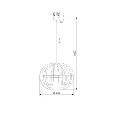Подвесной светильник TK Lighting 6886 Venus 2