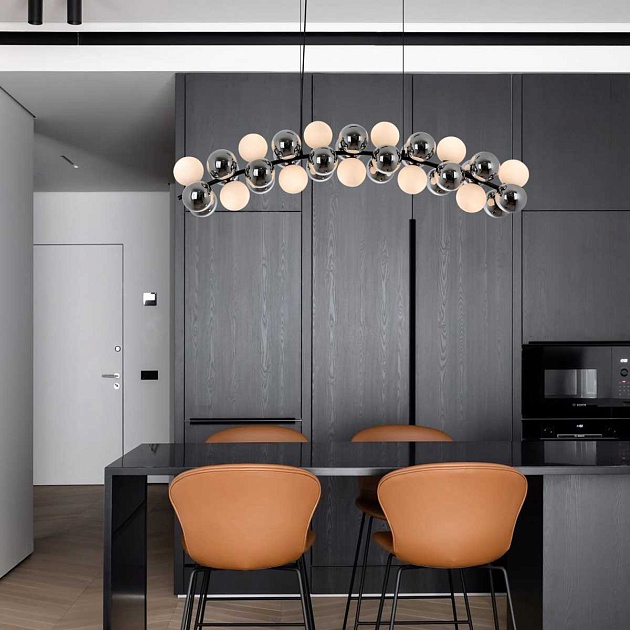 Подвесная люстра Modelux Modestyle MS.8055.11 BK изображение 4 Подвесная люстра Modelux Modestyle MS.8055.11 BK Фото № 4