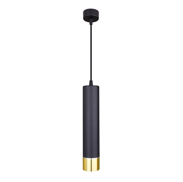 Подвесной светильник Elektrostandard DLN107 GU10 черный/золото a047734 фото 