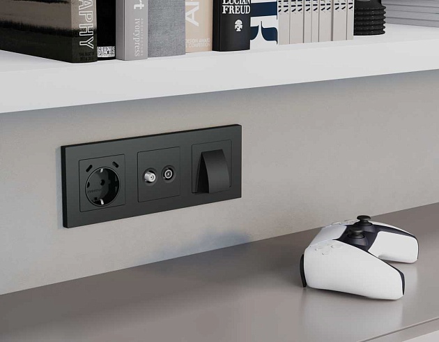 Лицевая панель AMBRELLA VOLT ALFA AP9158 Фото № 2