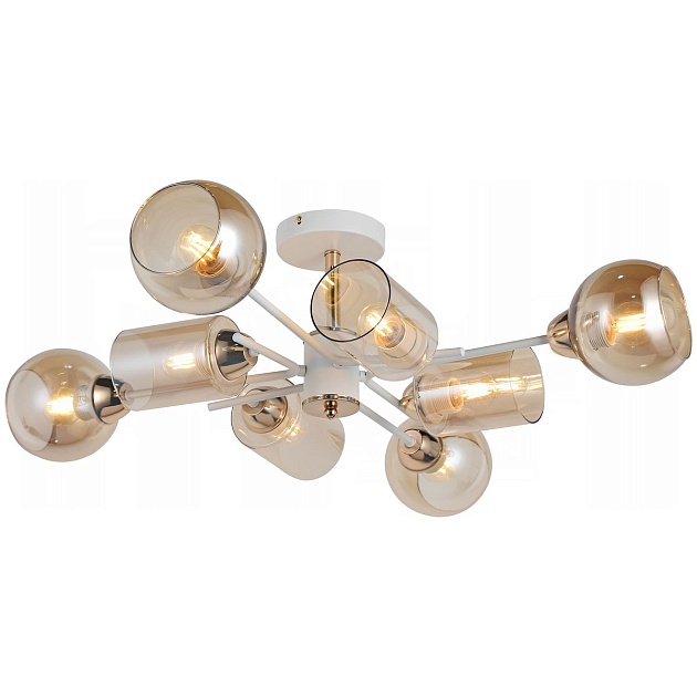 Потолочная люстра Illumico IL8243-8COU-79 WH GD изображение 1 Потолочная люстра Illumico IL8243-8COU-79 WH GD Фото № 1