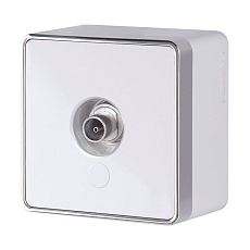 ТВ-розетка Werkel Gallant оконечная белая W5083001 4690389164712