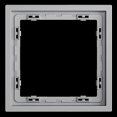 Рамка пластиковая S70 на 1 пост, (серый) Voltum VLS100116