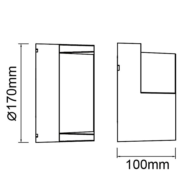 Уличный настенный светодиодный светильник Mantra Creek 8856 Фото № 2