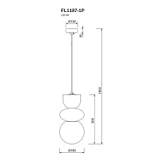 Подвесной светильник Fluorite Triade FL1087-1P 2