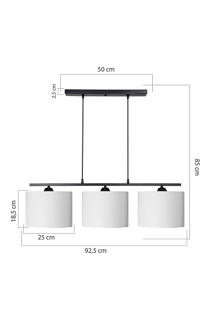 Подвесная люстра Toplight Laurene TL1610H-03WH Фото № 4