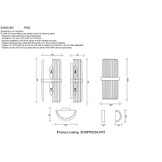 Настенный светильник Crystal Lux Sorpresa AP2 Brass/Transparente 1