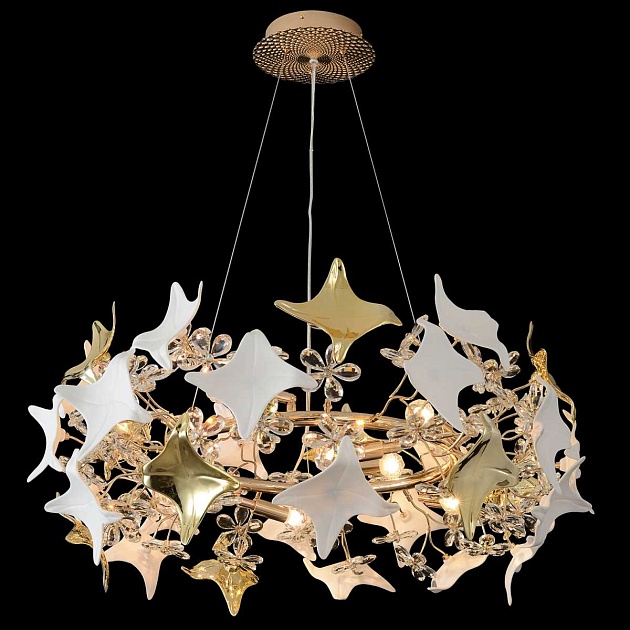 Подвесная люстра Crystal Lux LETISIA SP8 GOLD Фото № 3