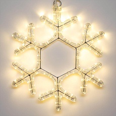 Светодиодная фигура Ardecoled Снежинка ARD-Snowflake-M7-450X375-126Led Warm 025315 3