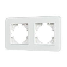 Рамка стеклянная FRM-OMALI-SFGS-2-WH Arlight 049708
