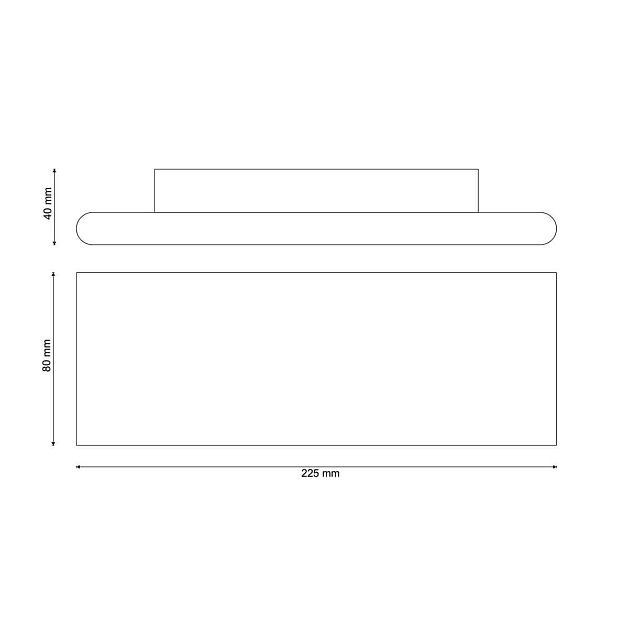 Настенный светильник Lucia Tucci Aero W205 Nero LED Фото № 2