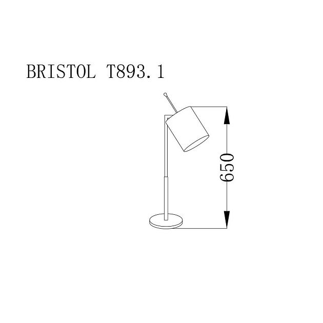 Настольная лампа Lucia Tucci Bristol T893.1 изображение 2 Настольная лампа Lucia Tucci Bristol T893.1 Фото № 2