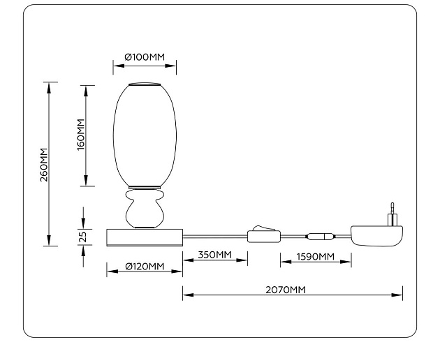 Настольная лампа Ambrella Light HIGH LIGHT LH53154 Фото № 6