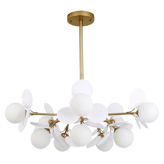 Подвесная люстра Arte Lamp Peacock A1369SP-10SG изображение 1 Подвесная люстра Arte Lamp Peacock A1369SP-10SG Фото № 1