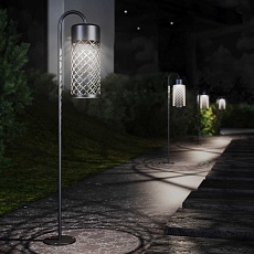 Садово-парковый светодиодный светильник Elektrostandard Ombra 35179/S черный a067899 1