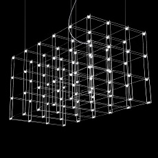 Подвесная люстра Imperium Loft Quasar Cosmos Square Led Pendant Light 120/60/60 144369-22