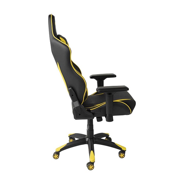 Игровое кресло AksHome Raptor желтый + черный, экокожа 45722 Фото № 15