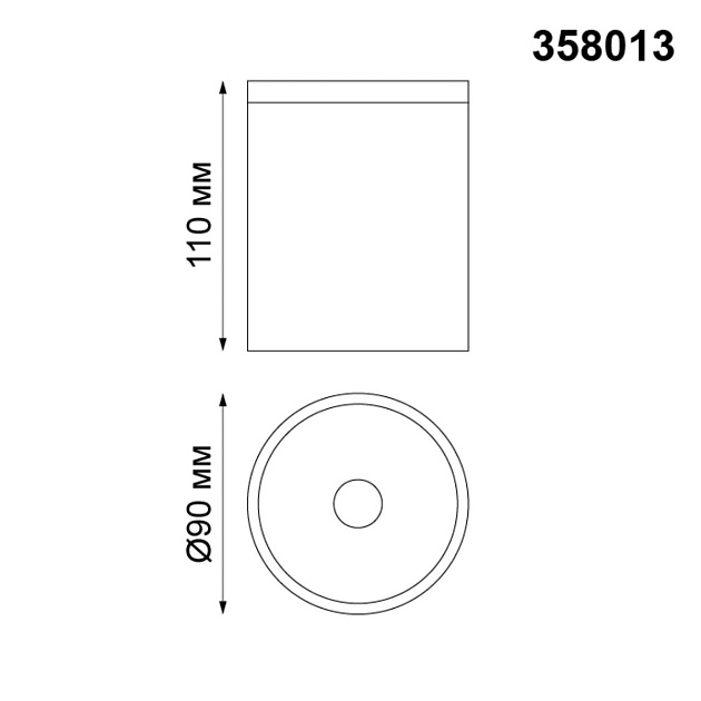 Уличный светодиодный светильник Novotech Street Tumbler 358013 Фото № 3