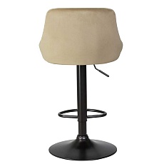 Стул барный DOBRIN LOGAN BLACK (мокко велюр (MJ9-9)) 5007_BlackBase-LM LOGAN BLACK 3