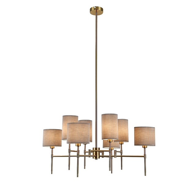 Подвесная люстра Indigo Plisse 13033/8R Brass V000537 Фото № 4