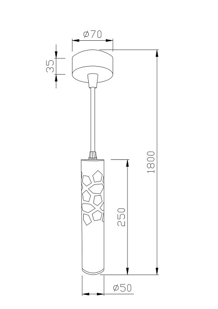 Подвесной светодиодный светильник Maytoni Technical Torre P037PL-L11B4K Фото № 3