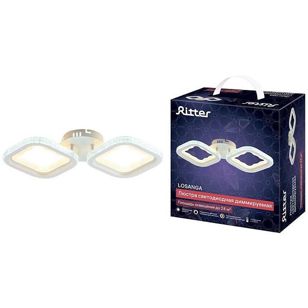 Потолочная люстра Ritter LOSANGA 52930 3 Фото № 1