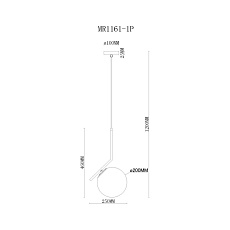 Подвесной светильник MyFar Pierre MR1161-1P 1