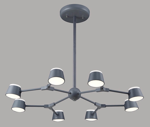 Подвесная люстра Crystal Lux MADRID SP8 GRAY Фото № 3