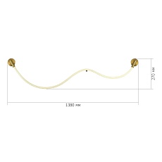 Настенный светодиодный светильник ST Luce MARLOW SL6118.301.01 2