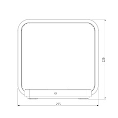 Настольная лампа Eurosvet Frame 80502/1 черный 1