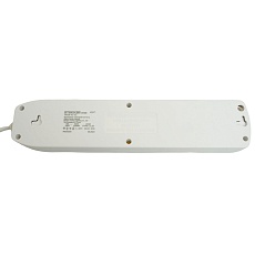 Удлинитель 4-местный c/з 3x1 мм2, 3 м, 250В, 10А, 2USB+1Type-C 2,4А Home plus, белый Stekker HM08-43-02 49978 3