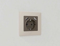 Лицевая панель розетки AMBRELLA VOLT AP6390 1