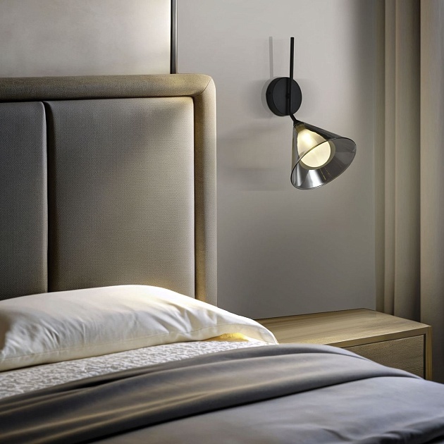 Бра Eurosvet Enigma 70161/1 черный Фото № 6