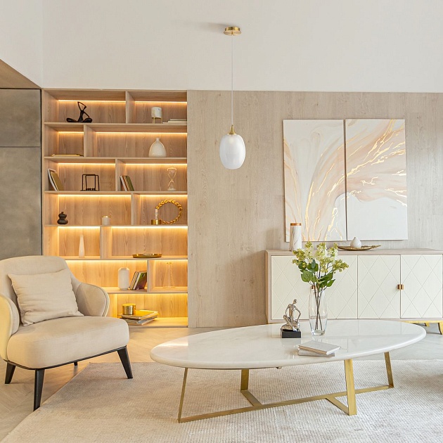 Подвесной светильник Maytoni Aura MOD016PL-01BS Фото № 9