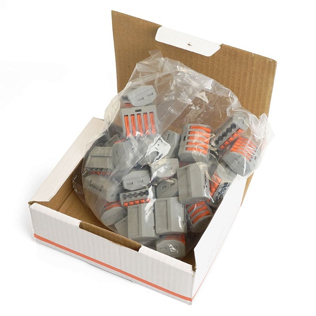 Клемма строительно-монтажная 5-проводная Stekker, LD222-415 32398 изображение 2 Клемма строительно-монтажная 5-проводная Stekker, LD222-415 32398 Фото № 2