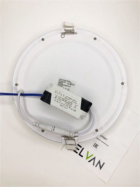 Встраиваемый светодиодный светильник Elvan VLS-102R-18W-WW фото 4