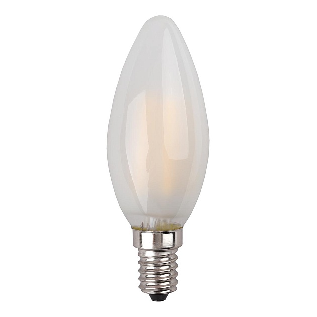 Лампа светодиодная ЭРА E14 9W 4000K матовая F-LED B35-9w-840-E14 frost Б0046996 фото 