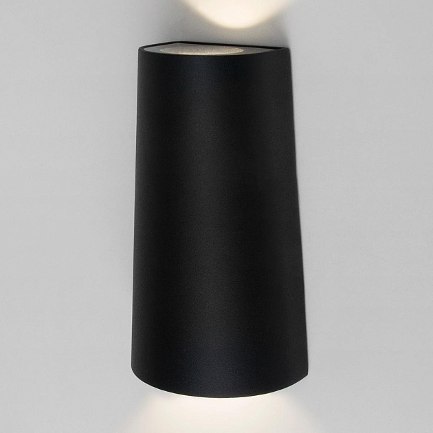 Уличный настенный светодиодный светильник Elektrostandard 1525 Techno LED чёрный a048180 фото 7